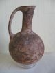 Ancient Cypriot Red On Black Painted Pottery Jug,  C.  1725 - 1650 Bc Greek photo 1