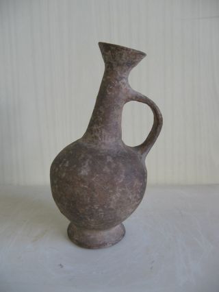 Ancient Cypriot Pottery Bilbil Or Poppy Flask,  C.  1400 - 1200 Bc photo