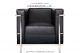 Le Corbusier Lc2 Arm Chair Leather - Black Mid-Century Modernism photo 1