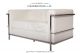 Le Corbusier Lc2 Petite Loveseat In White Leather Mid-Century Modernism photo 2