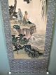 Vintage Japanese Hanging Scroll Waterfall Landscape Paintings & Scrolls photo 2