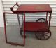 Antique Wood Tea Cart - Paalman (?) - W/removable Tray Oriental Motif Other photo 1