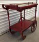Antique Wood Tea Cart - Paalman (?) - W/removable Tray Oriental Motif Other photo 4