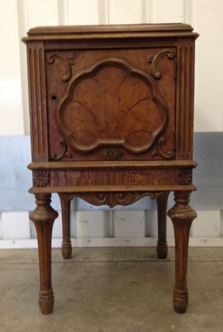 Antique Wood Cabinet - - Maybe A Humidor (?) photo