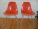 Herman Miller Charles Eames Dsr Molded Shell Side Chair Zenith Vintage 2 Of 2 1900-1950 photo 8