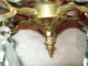 Vtg.  Spanish Brass Chandelier Wglass Crystals/ Prisims - Great Working Condition Chandeliers, Fixtures, Sconces photo 6