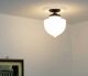 ((sweet))  Vintage Ceiling Lamp Light Glass Shade Fixture Kitchen Porch Hall Chandeliers, Fixtures, Sconces photo 1
