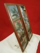 Antique Early 19th Century Pair Of Chinese Reverse Painting On Glass Paintings & Scrolls photo 2