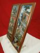 Antique Early 19th Century Pair Of Chinese Reverse Painting On Glass Paintings & Scrolls photo 3