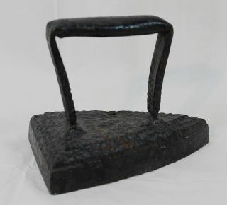 Antique Early 1800’s Cast Iron Sad Iron In Excellent Vintage Condition photo