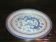 Chinese Porcelain Rice Pattern Oval Platter - Antique Vintage Plates photo 2