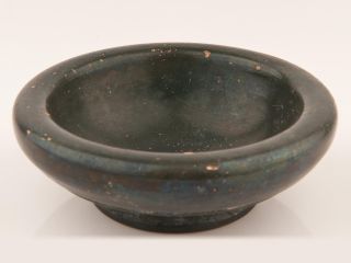 Ancient Greek Attic Echinus Pottery Bowl From The 4th Century B.  C.  Period photo