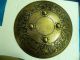 Very Rare Mughal Shield Dhal Gold Koftgari Work No Wootz Shamshir Katar Antique India photo 1