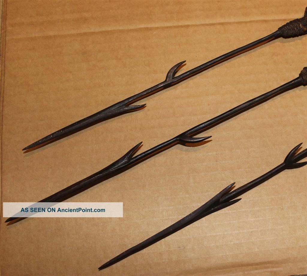 Congo 3 Old African Arrows Flèches Ancienes Mongo Afrika Pijl Kongo Pfeile Other photo