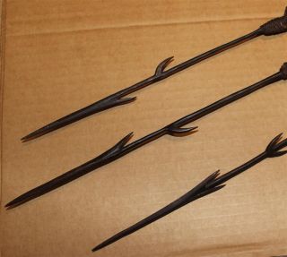 Congo 3 Old African Arrows Flèches Ancienes Mongo Afrika Pijl Kongo Pfeile photo