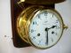 Vintage Schatz Royal Mariner Open Bell Ships Clock Working And Service. Clocks photo 5