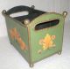 Vintage Hand Crafted Iron Floral Painted Stationery Letter/paper/envelope Box India photo 6