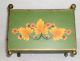 Vintage Hand Crafted Iron Floral Painted Stationery Letter/paper/envelope Box India photo 7