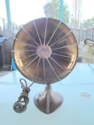 Antique Copper Cage Electric Portable Working Heater - Deco - Vintage Tested. . photo