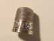 Sterling Silver Sewing Thimble James Swann & Sons Birmingham England Decorative Thimbles photo 1
