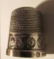 Sterling Silver Sewing Thimble James Swann & Sons Birmingham England Decorative Thimbles photo 2