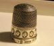 Sterling Silver Sewing Thimble James Swann & Sons Birmingham England Decorative Thimbles photo 8