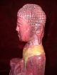 Antique 15 - 16th C Chinese Hand Carved Zitan Wood Statue Buddha Buddha photo 9