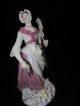 Meissen 19th Century Woman Carrying A Spool Of Thread Rare Figurines photo 2