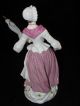 Meissen 19th Century Woman Carrying A Spool Of Thread Rare Figurines photo 4