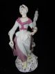 Meissen 19th Century Woman Carrying A Spool Of Thread Rare Figurines photo 7