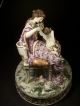 Monumental Large Dresden Porcelain Group Of Cupid In Danger Richard Klemm Urns photo 7