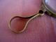 Antique Solid Brass Magnifying Glass With Patina.  Early 1900 ' S Other photo 2