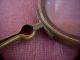 Antique Solid Brass Magnifying Glass With Patina.  Early 1900 ' S Other photo 3