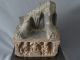 - Catlg.  Listed: 2.  /3.  Century,  Gandhara - Buddha Feet Pedestal With Carvings Middle East photo 1