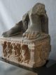 - Catlg.  Listed: 2.  /3.  Century,  Gandhara - Buddha Feet Pedestal With Carvings Middle East photo 3