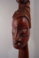 Large Double Head Or Head Dress African Wooden Statue Sculptures & Statues photo 3