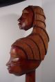 Large Double Head Or Head Dress African Wooden Statue Sculptures & Statues photo 5