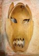 Africa Tribal Mask Fearsome Ritual Religion Wood Sculpture Spirit Medium Bantu Masks photo 2
