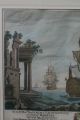 Orig.  Early 18th C.  Maritime Engraving Of Ship: Royal Anne By Thomas Baston C1721 Other photo 1