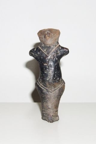 Neolithic Anthropomorphic Vinca Idol Figurine 5th To 4th Mil.  Bc photo