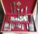Wm.  A.  Rogers 1847 Old Colony Silverplate 53 Pieces + Case Flatware & Silverware photo 1
