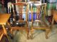 2 Antique Chippendale Claw Ball Feet Chairs Mahogany Hand Carved Shell Unknown photo 1