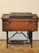 Antique Domestic Treadle Sewing Machine And Cabinet With Instructions Sewing Machines photo 1