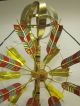Vintage Unusual Architectural Outdoor Garden Whirligig Windmill Art,  Sign Prop Weathervanes & Lightning Rods photo 3