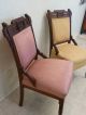 Pair Of Antique Eastlake Victorian Side Chairs 1800-1899 photo 5