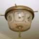 ((lightolier))  Old Vintage Ceiling Lamp Light Fixture Maritime Nautical Chandeliers, Fixtures, Sconces photo 7