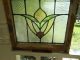 309 Older & Pretty Multi - Color English Leaded Stained Glass Window 4 Available 1900-1940 photo 3