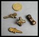 A Group Of 4 Quirky 18 - 19thc Akan Gold Weights Other photo 2