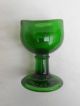 Early 20th C.  Woods Glassworksbarnsley Emerald Green Glass Pedestal Eyebath/cup Other photo 1