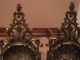 Antique Art Nouveau French Bronze Andirons Fabulous Pair Exquisite High Relief Fireplaces & Mantels photo 6